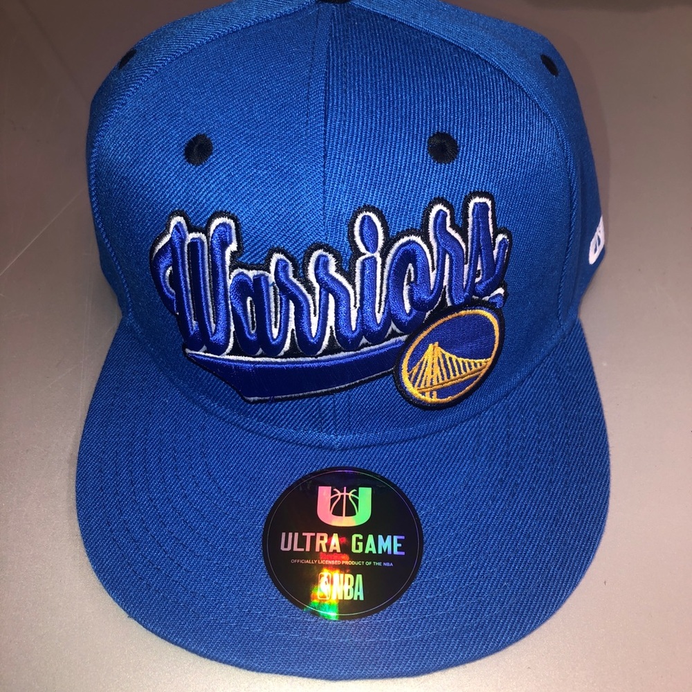 $39.99 NBA GOLDEN STATE WARRIORS Hat ULTRA GAME  Snapback Blue NWT
